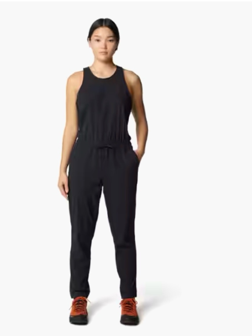 Mountain Hardwear Black Sleeveless Utility Jumpsuit